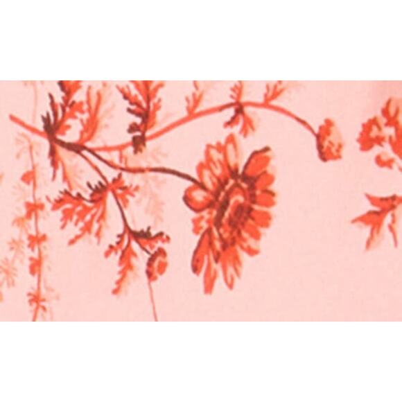 Cinq à Sept Kersti Floral Print Asymmetric‎ Silk Dress Size 14 - Picture 4 of 8